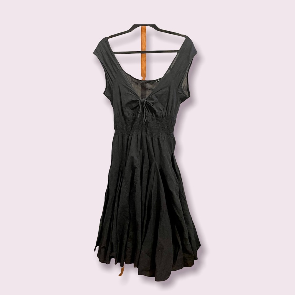 Grace Elements Black Layered Swing Dress Ties at Bust